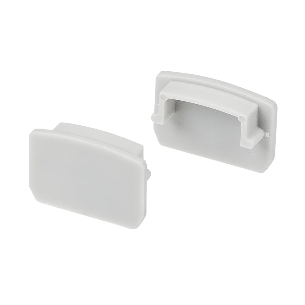 Заглушка ARH-WIDE-H16 глухая 018819 - PVC серая заглушка, глухая, для профиля WIDE-H16.
