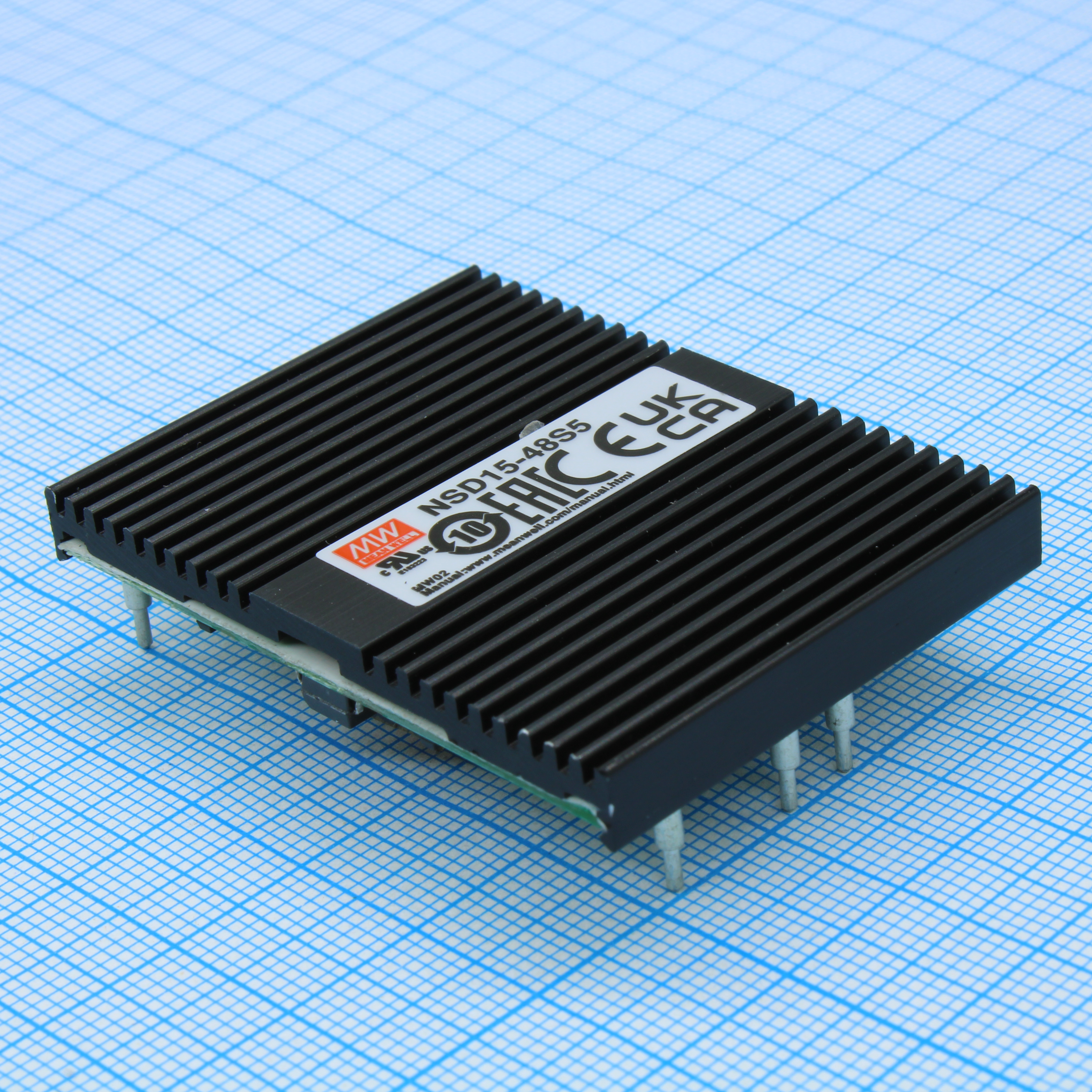 NSD15-48S5 - Преобразователь DC/DC на печатную плату вход 48В однополярный выход 5В 3A 15Вт 6-Pin