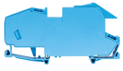 Клемма разъед. WKIF 16/1 NT/35 - Клемма с размыкателем нейтрали, тип фиксации провода: пружинный, номинальное сечение: 16 мм кв., 76A, 400V, ширина: 12 мм, цвет: синий, тип монтажа: DIN 35