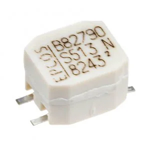 B82790S0513N201 - Дроссель на тороидальном ферритовом сердечнике с секторной обмоткой для подавления асимметричной  и симметричной интерференций 51uH 0.5A SMD