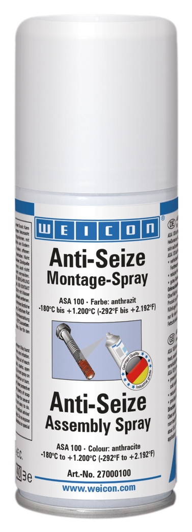 wcn27000100 - 10000216 WEICON Anti-Seize Спрей (100 мл) Защита от коррозии и высокопроизводительное смазывающее средство