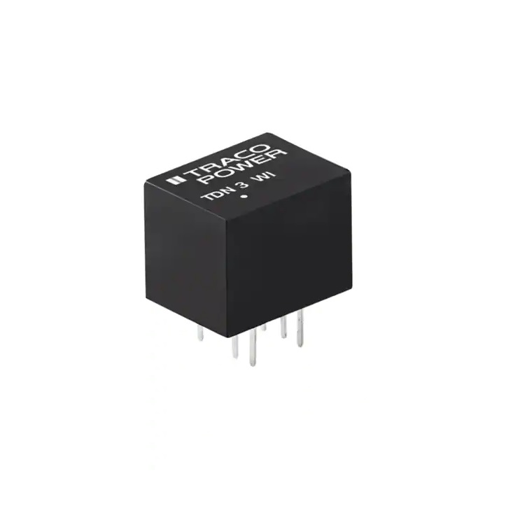 TDN 3-1222WI - Преобразователь DC/DC на печатную плату вход 12В двуполярный выход ±12В 0.125A/-0.125A 3Вт 6-Pin DIP модульный