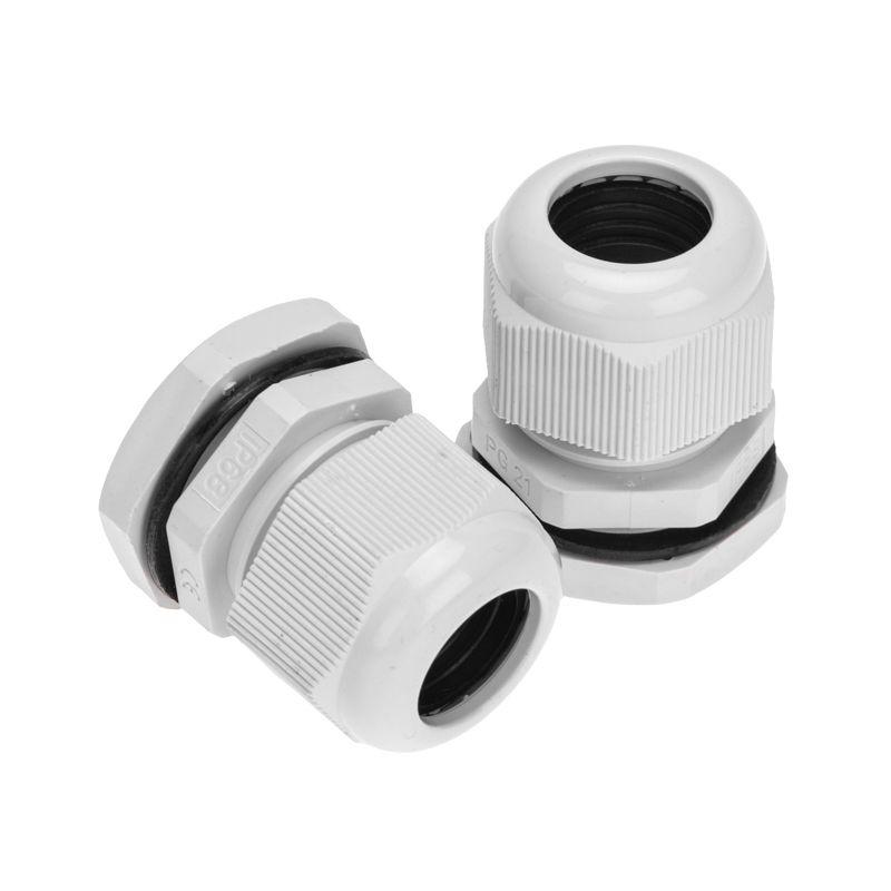 Ввод кабельный PG-21 (13-18мм) сер. комплект (уп.2шт) 07-8021-A2