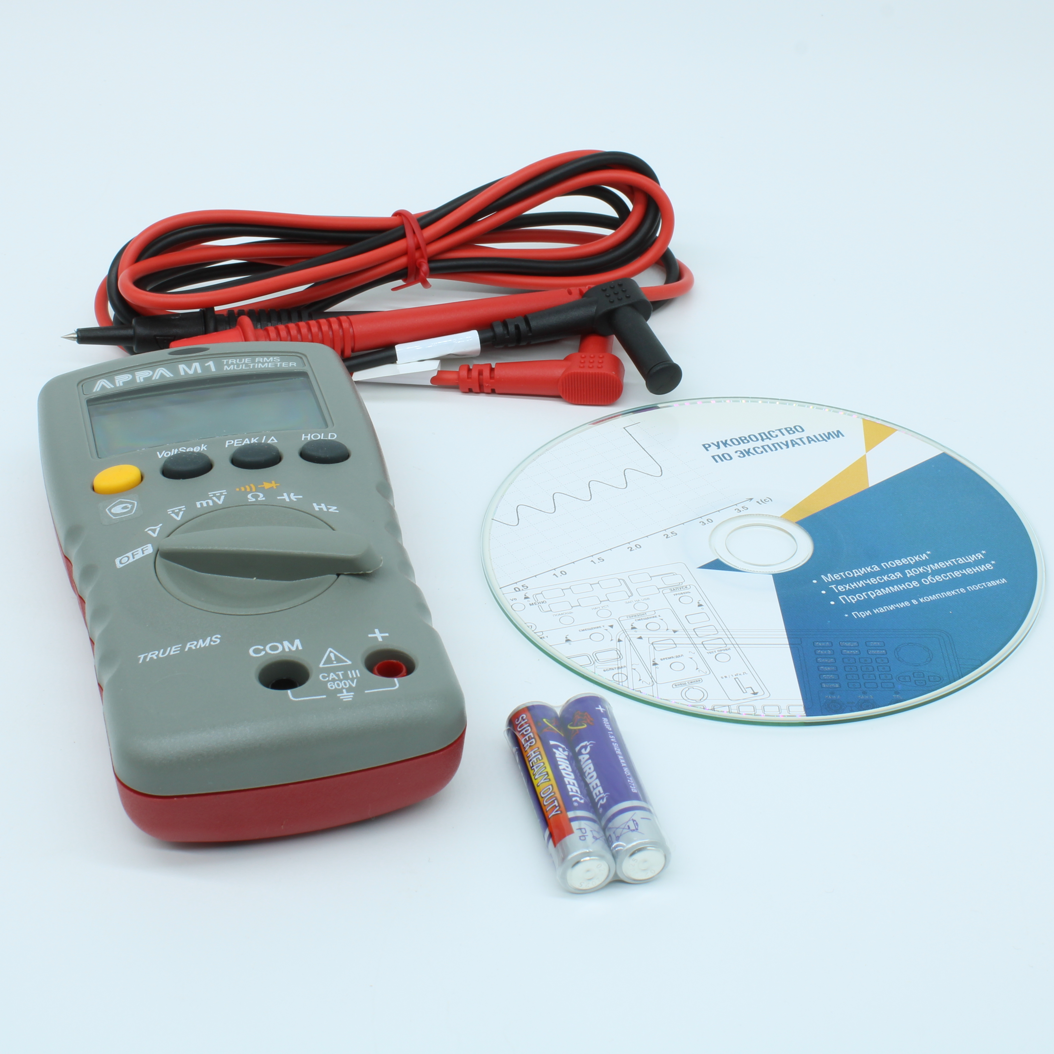 APPA M1 - Универсальный мультиметр с автоматическим режимом выбора пределов измерения DCV, ACV, сопротивление, емкость, частота, прозвон цепи, проверка диодов