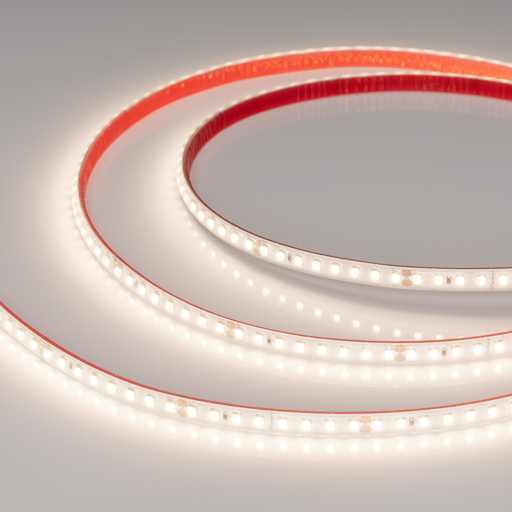 Лента герметичная RTW-PR-A128-10mm 24V Day4000 (9.6 W/m, IP66, 2835, 5m) 038738 - Светодиодная гибкая лента RTW-A128, герметичная IP66 (РR - герметизация с помощью прозрачной силиконовой трубки). Светодиоды 2835, 128 шт/м ( 640 шт на 5 м), белая плата 8 м