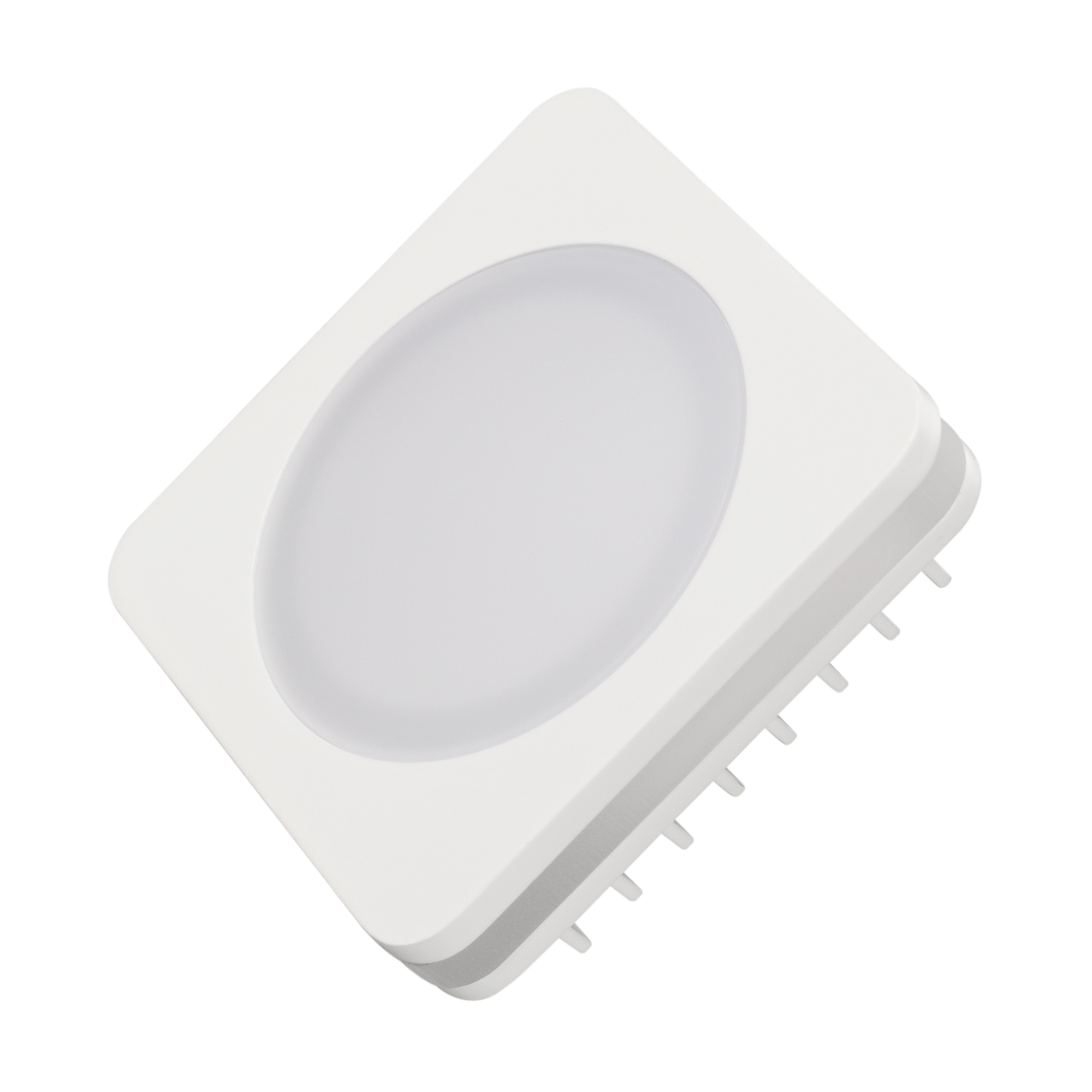 Светодиодная панель LTD-80x80SOL-5W Warm White 3000K 016962 - Квадратный светильник с контурным свечением. Корпус IP44 белый + вставка поликарбонат PC. Цвет ТЕПЛЫЙ 3000К, св.поток 325 лм, угол 120°+180°. Питание 180-240VAC (драйвер в к-те 300mA 11-25V), м