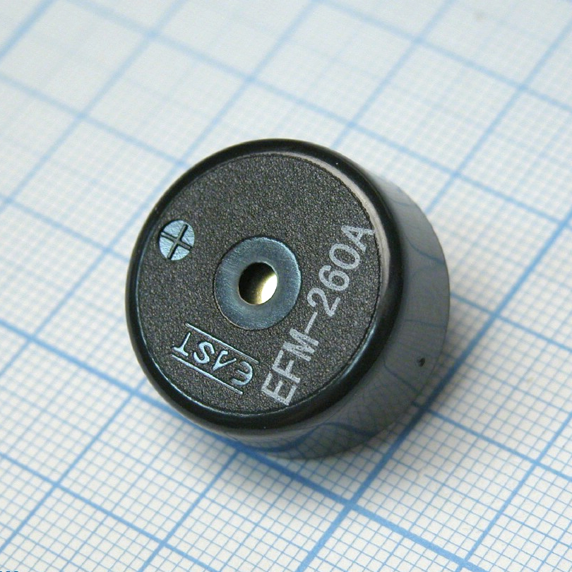 EFM-260A - 85дБ/24В/12мА диаметр 23мм генератор 3.5кГц