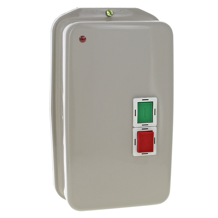 Пускатель в корпусе IP65 КМЭ 95А 400В с РТЭ Ir-80-93А и индик. PROxima ctrp-r-95-400v-led