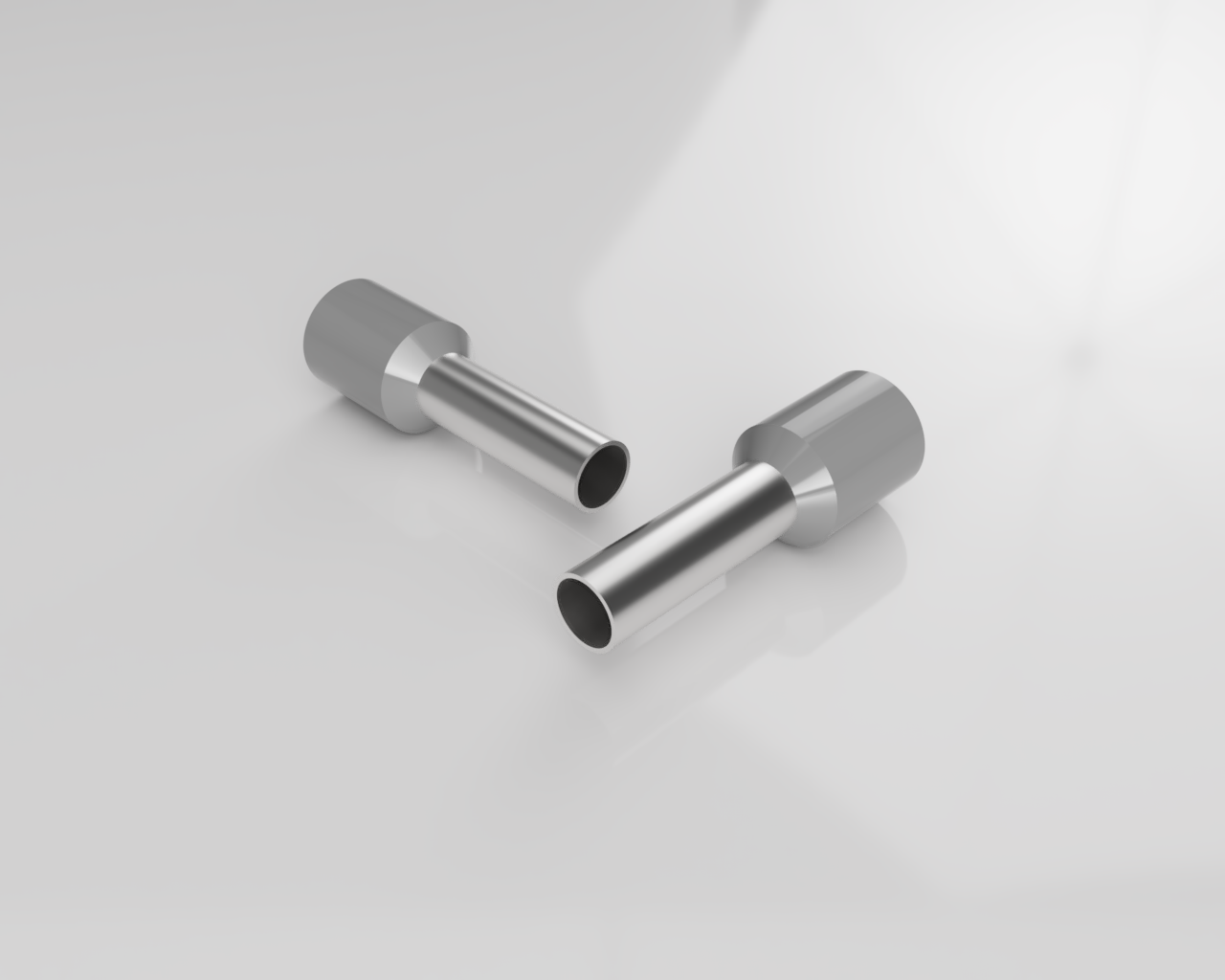 Наконечник 06.600.2727.0 - Наконечник кабельный, трубчатый, изолированный, S=4мм, L=17мм, серый