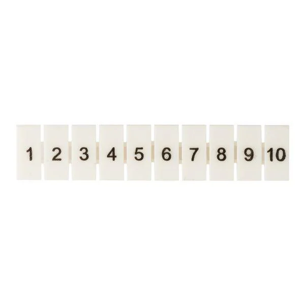 Маркеры для UT/ST/Push-in 6 с нумерацией 1-10 (100 шт.) EKF