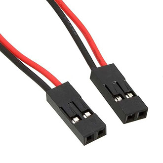 BLS-2 *2 AWG26 0.3M - Межплатный кабель питания на разъемах BLS-2 с двух сторон, с проводом AWG26, длина 0.3 м