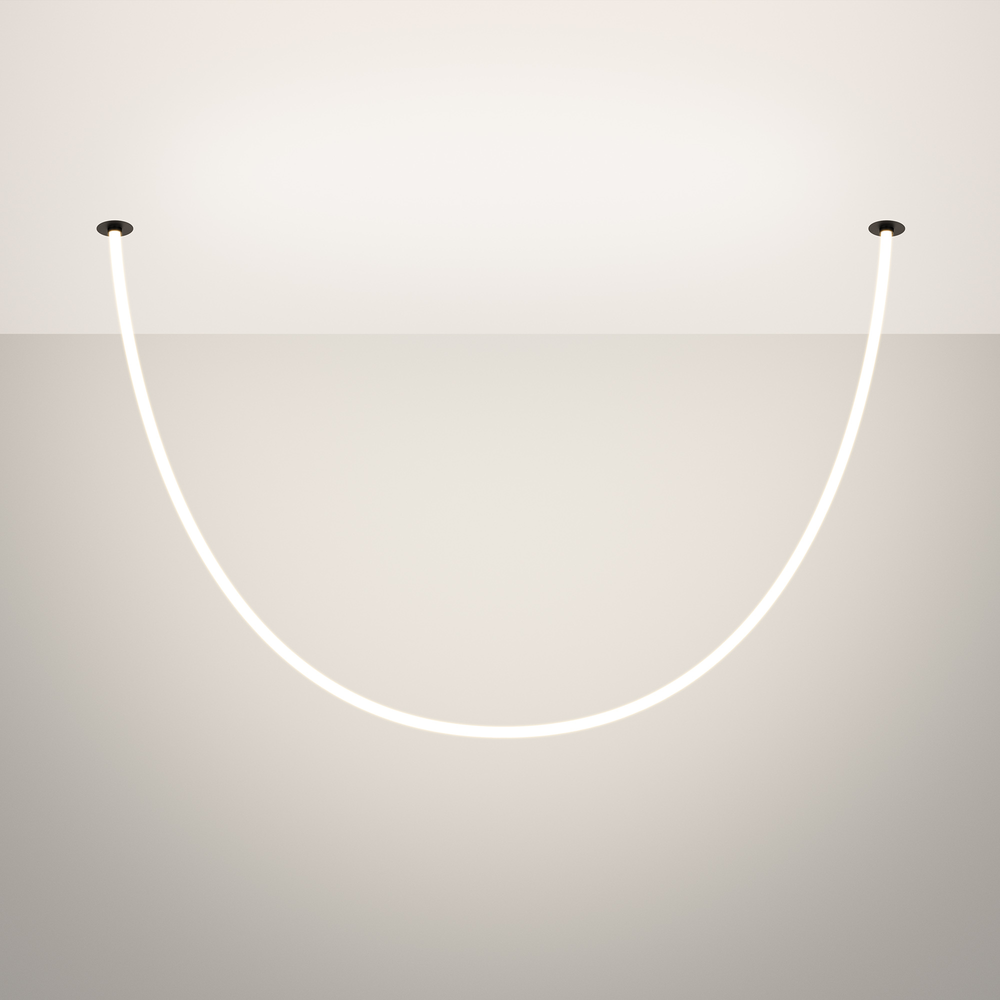 Светильник SP-TROPIC-BUILT-TRIMLESS-R18-L2500-36W Day4000 (BK, 360 deg, 230V) 043375 - Подвесной светильник. Мощность 36 Вт, св. поток 2300 лм, 63 лм/Вт, дневной 4000 K, CRI>90, угол 360°, напряжение питания 230 В. Черный круглый корпус из стали, силиконо