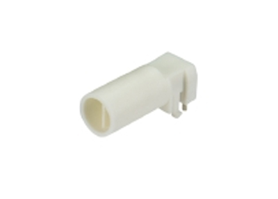 Разъем GST08I2LB WS - Розеточный разъем под пайку, 2 полюса, угол 90 гр., номинальное напряжение: 250V, номинальный ток: 2,5A, цвет: белый, серия gesis GST08i2