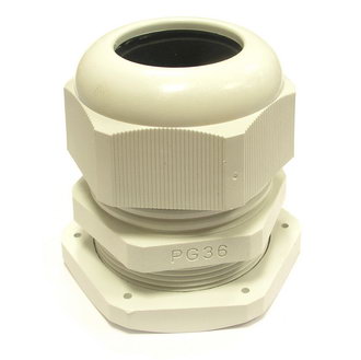 PG36 (22-32) серый - Кабельный ввод PG36 (22-32) Серый, полиамид