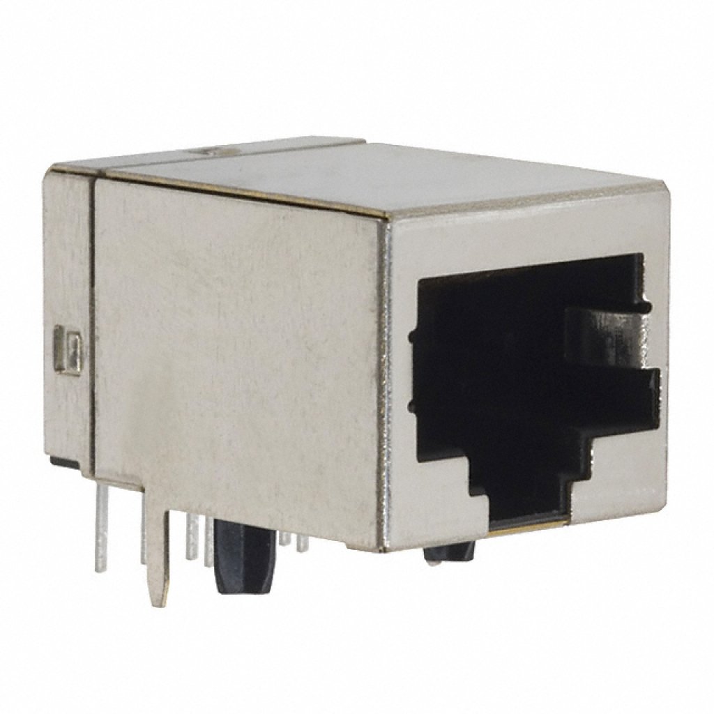 5558342-1 - Модульный разъем, Cat5e, Модульный, Гнездо, 8 контакт(-ов), 8 вывод(-ов), 1 порт(-ов)