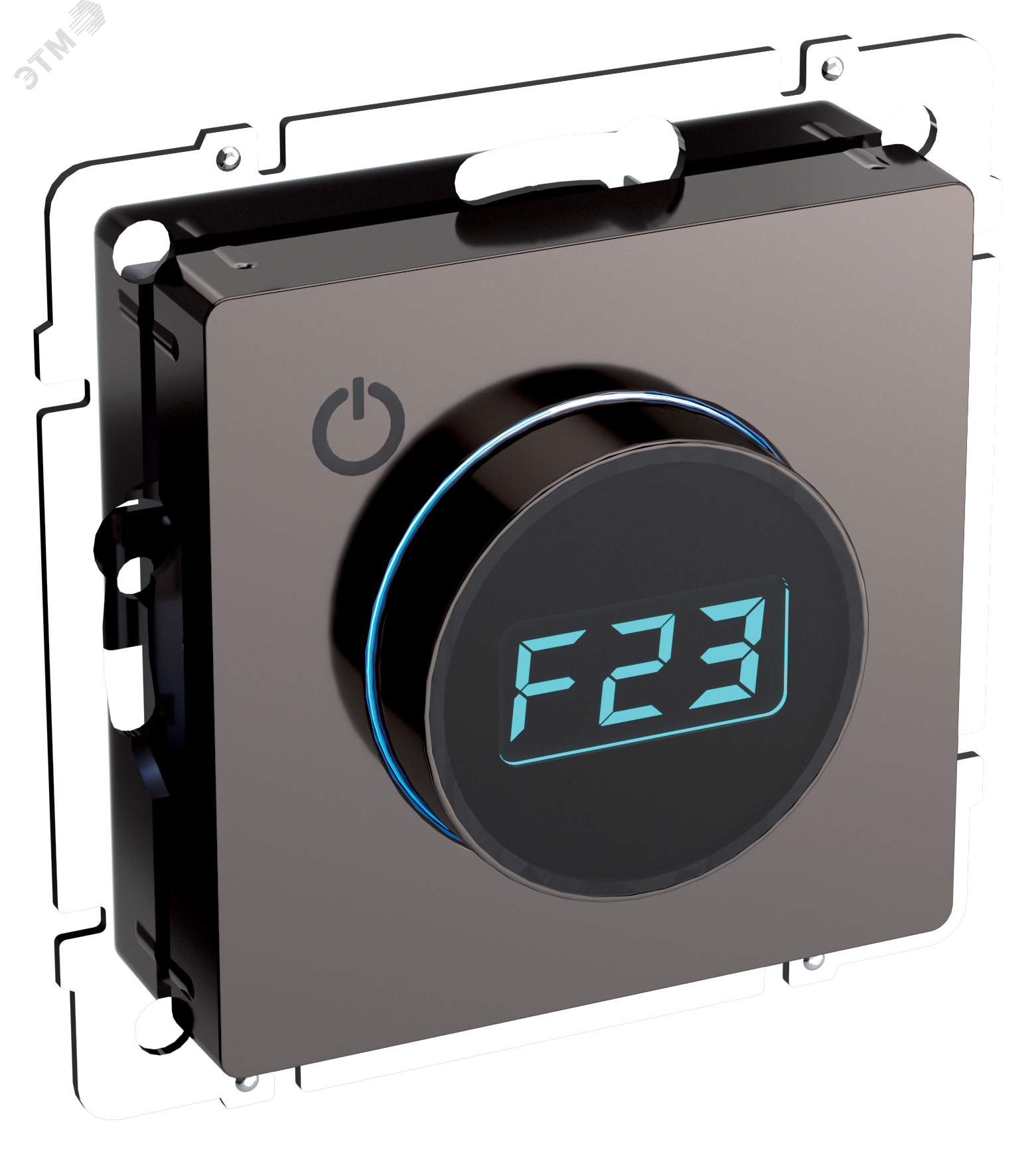 Термостат электронный с индикацией BRITE СП IP20 ТС10-1-БрТБ темная бронза BR-RT11-K45