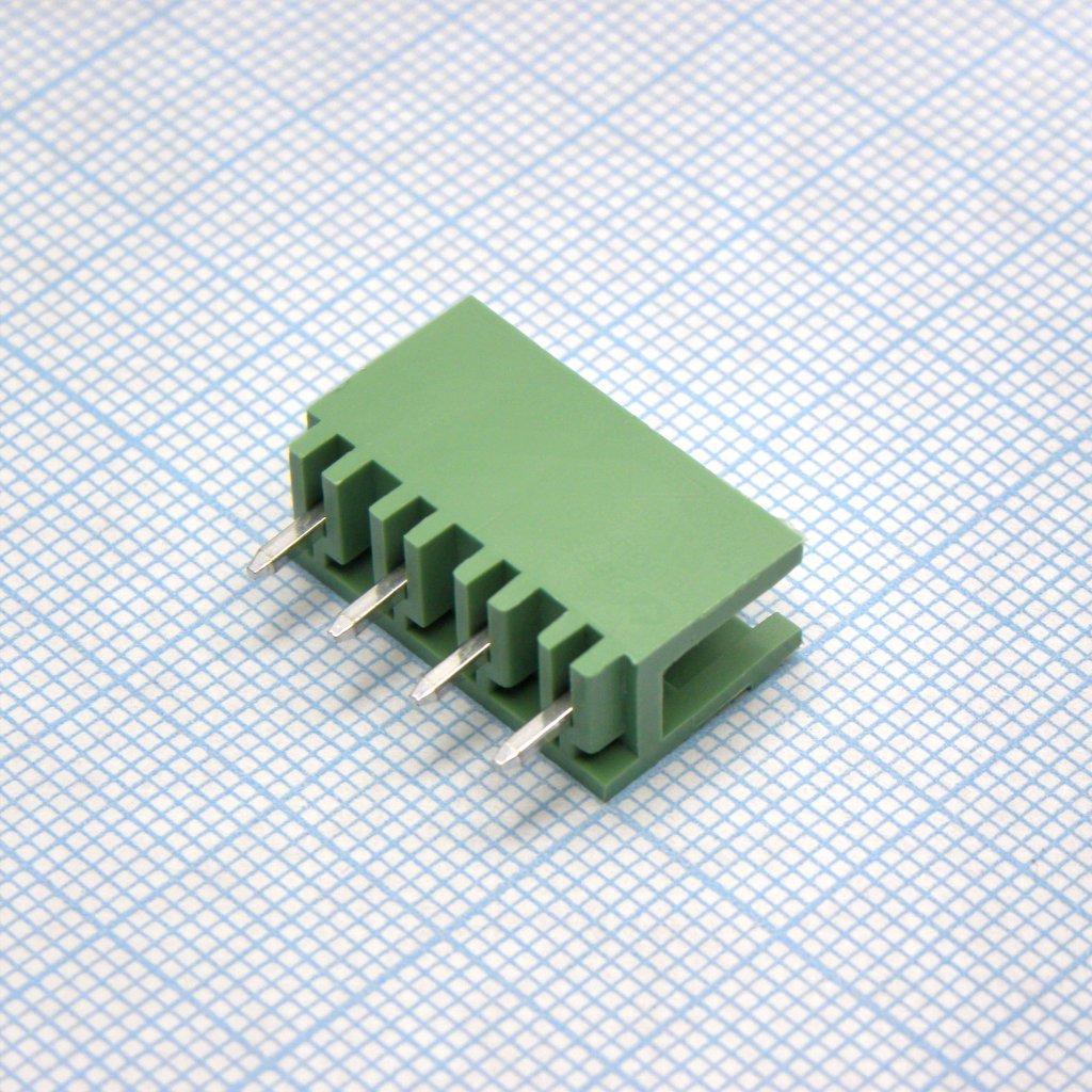 2EDGV-5.08-04P-14-00A(H) - Разъемный клеммный блок на плату, 4 контакта. Серия 2EDGV-5.08