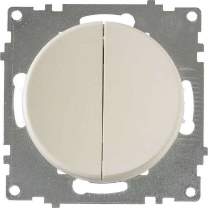 Выключатель 2-кл. СП Florence 10А IP20 механизм беж. (1E31501301) 2172799