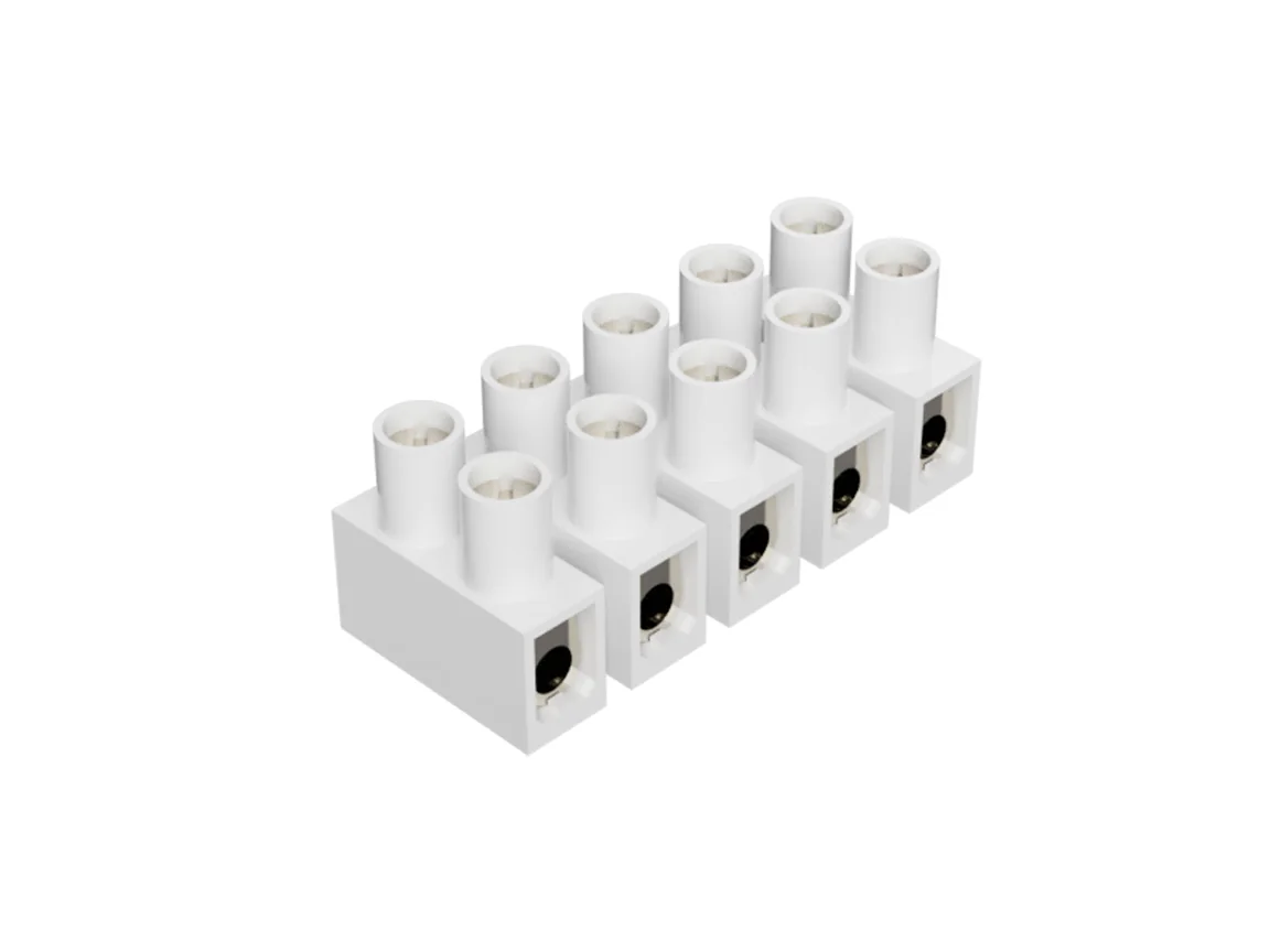 Клеммная колодка 4E / 5 GW - Клеммные колодки, Тип 4 GW, 5 полюсов, Glow Wire, делимые, без защиты провода, номинальное сечение провода: 1,5 мм кв., номинальные характеристики: 400 V; 17,5 A; серия Appliance
