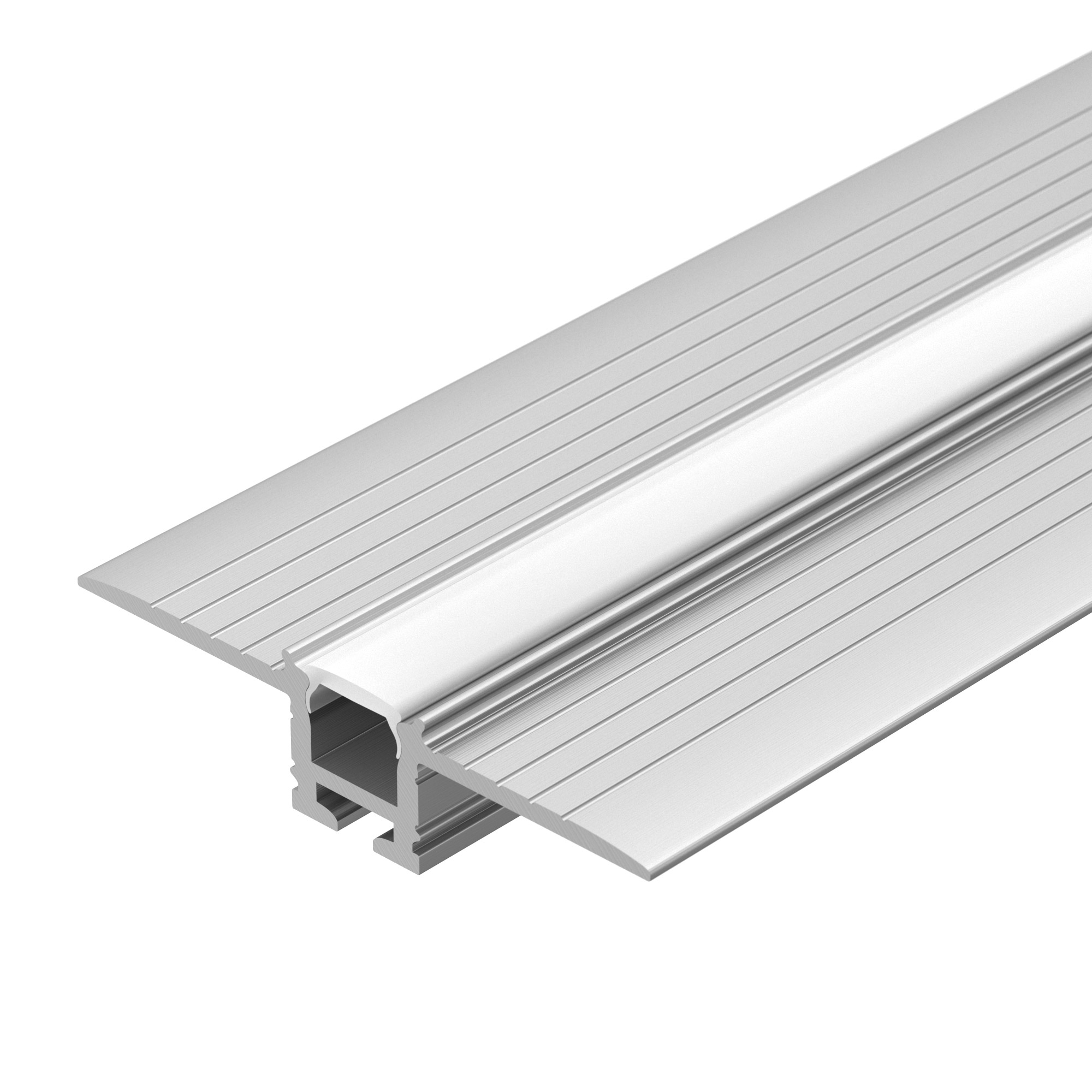 Профиль PIK-F-HIDE-2000 030563 - Алюминиевый мини-профиль для светодиодных лент и линеек, встраиваемый в гипсокартон, под строительную отделку. Габаритные размеры (LхWхH): 2000x42,5x10,4 мм. Позволяет создать узкую элегантную линию света без видимых часте