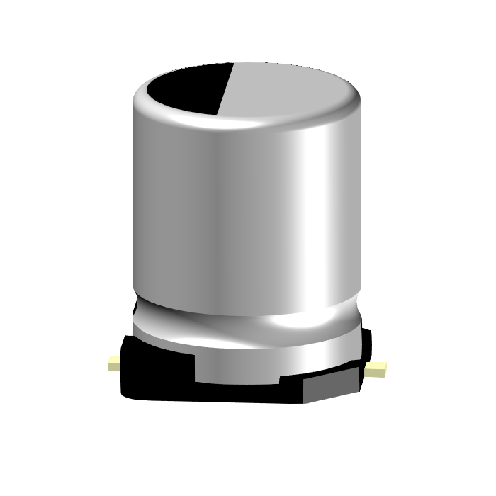 EEVFK1C332M - Конденсатор алюминиевый электролитический 3300мкФ 16В ±20% (16 X 16.5мм) для поверхностного монтажа 0.035 Ом 1800мА 2000час 105°С автомобильного применения лента на катушке