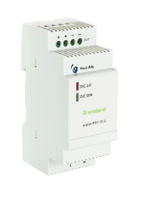 Блок питания WIPOS PB1 12-2 - Источник питания, однофазный, 12 V / 2 A, 24 W; диапазон входных напряжений: 90 – 264 V AC, 120 – 375 V DC; габариты (мм): ширина x высота x глубина: 35 x 91 x 57; вес 0,13 кг; монтаж: на DIN рейку, температура окружающей сре