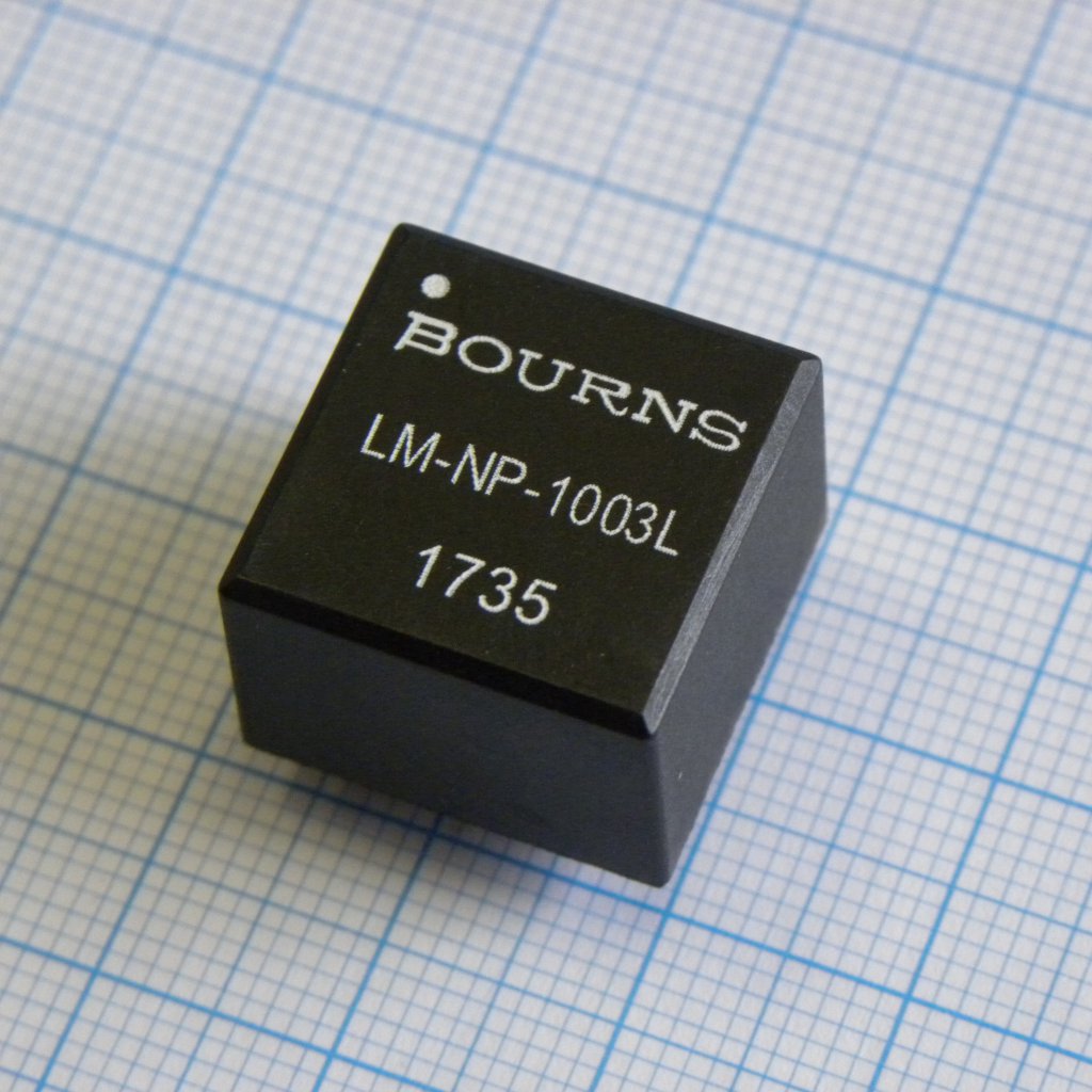 LM-NP-1003L - Audio Transformer 1:1 6500VDC 66Ohm Prim. DCR 66Ohm Sec. DCR 6Term. PC Pin Thru-Hole