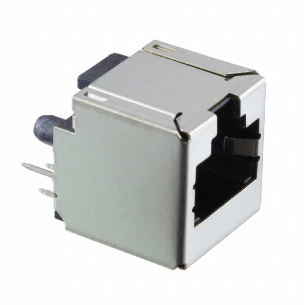 6368150-1 - Модульный разъем, Cat5, RJ45, Гнездо, 8 контакт(-ов), 8 вывод(-ов), 1 порт(-ов)