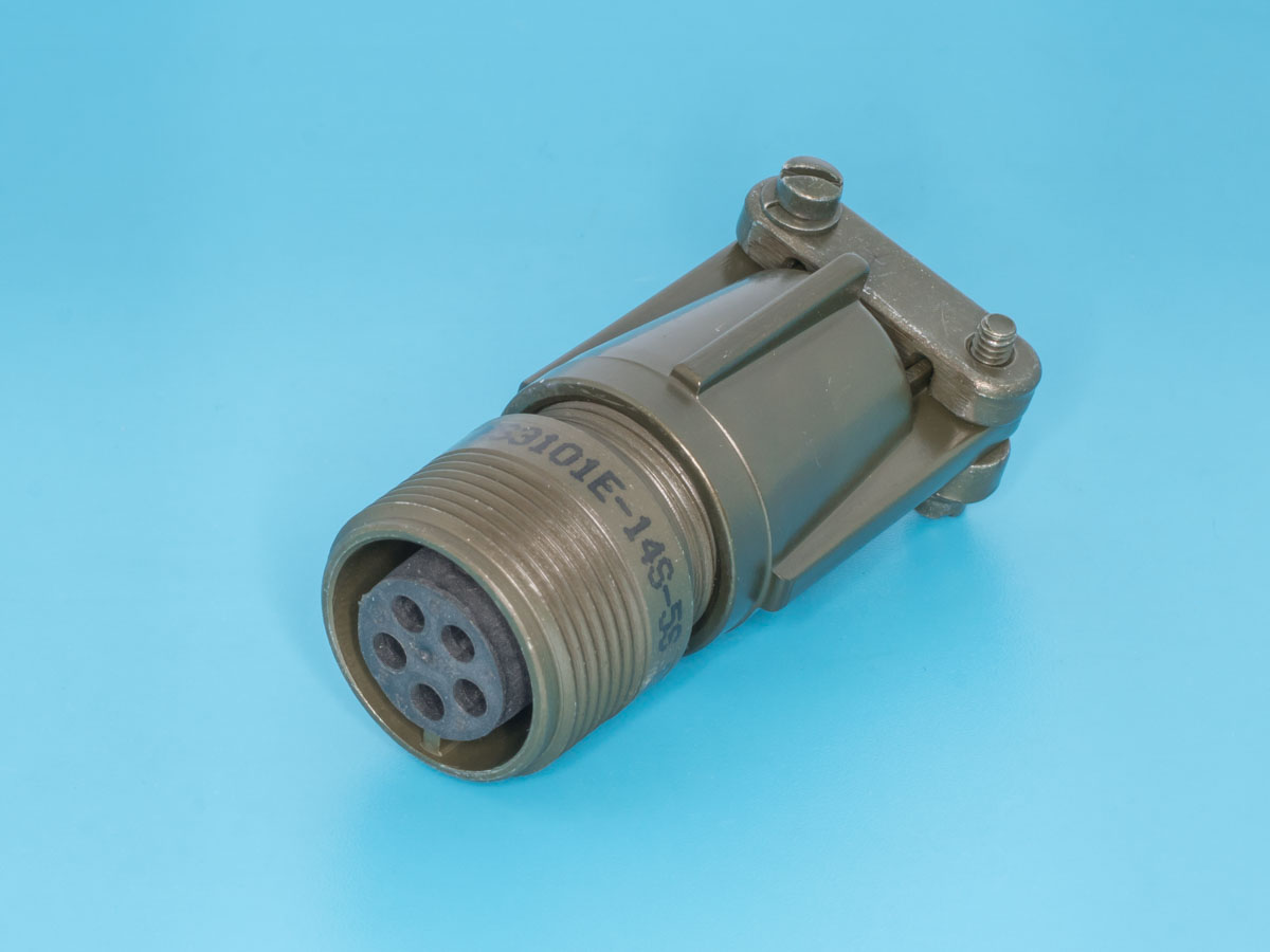 MS3101E-14S-5S - Разъём серии MS  5 контактов, гнездо на кабель, наружная резьба