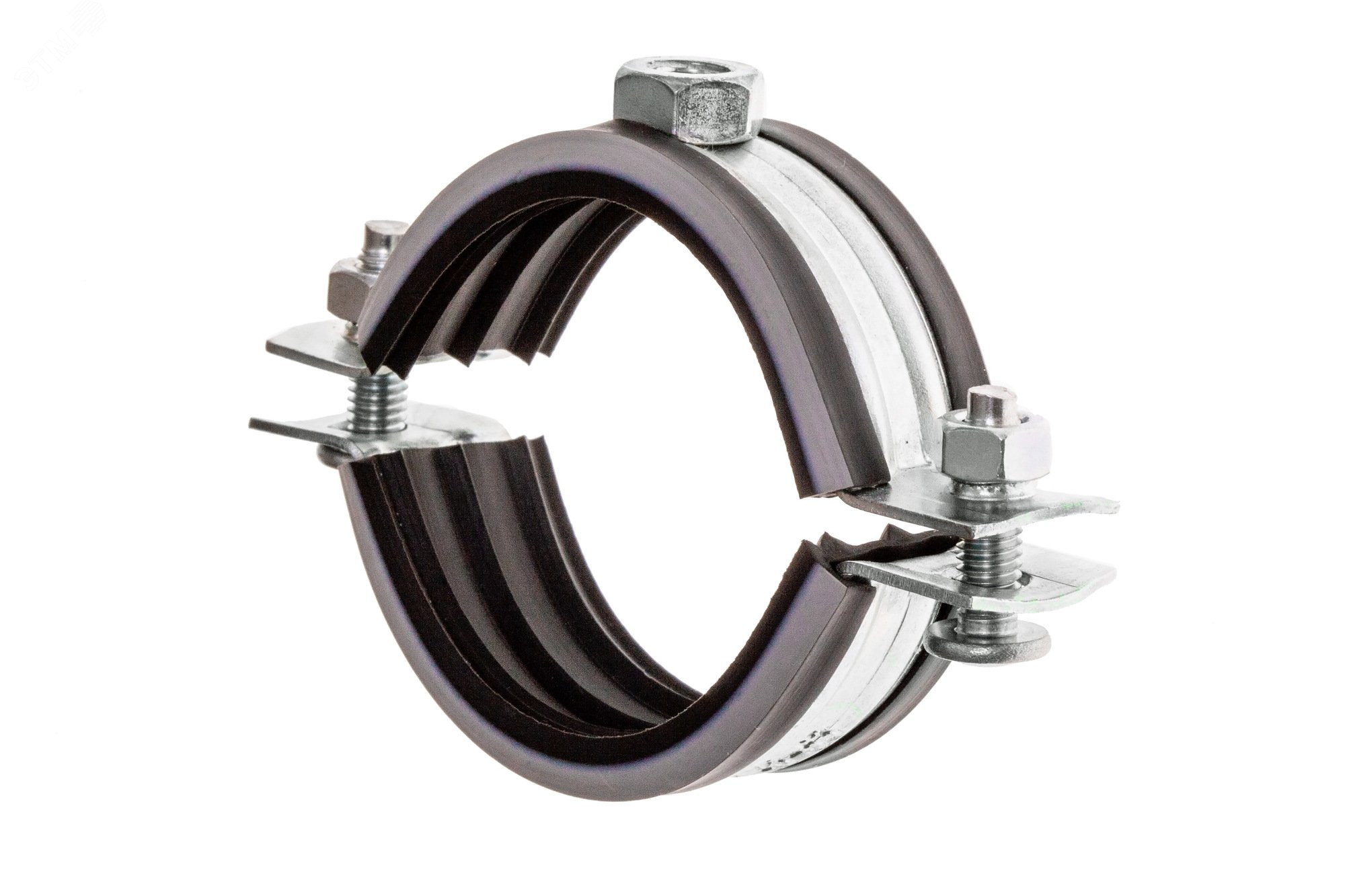 Хомут вентиляционный MAYER 400 - с РП. центр.гайка М8. боковой крепеж винт 6x30. гайка М6 15 0400 R1