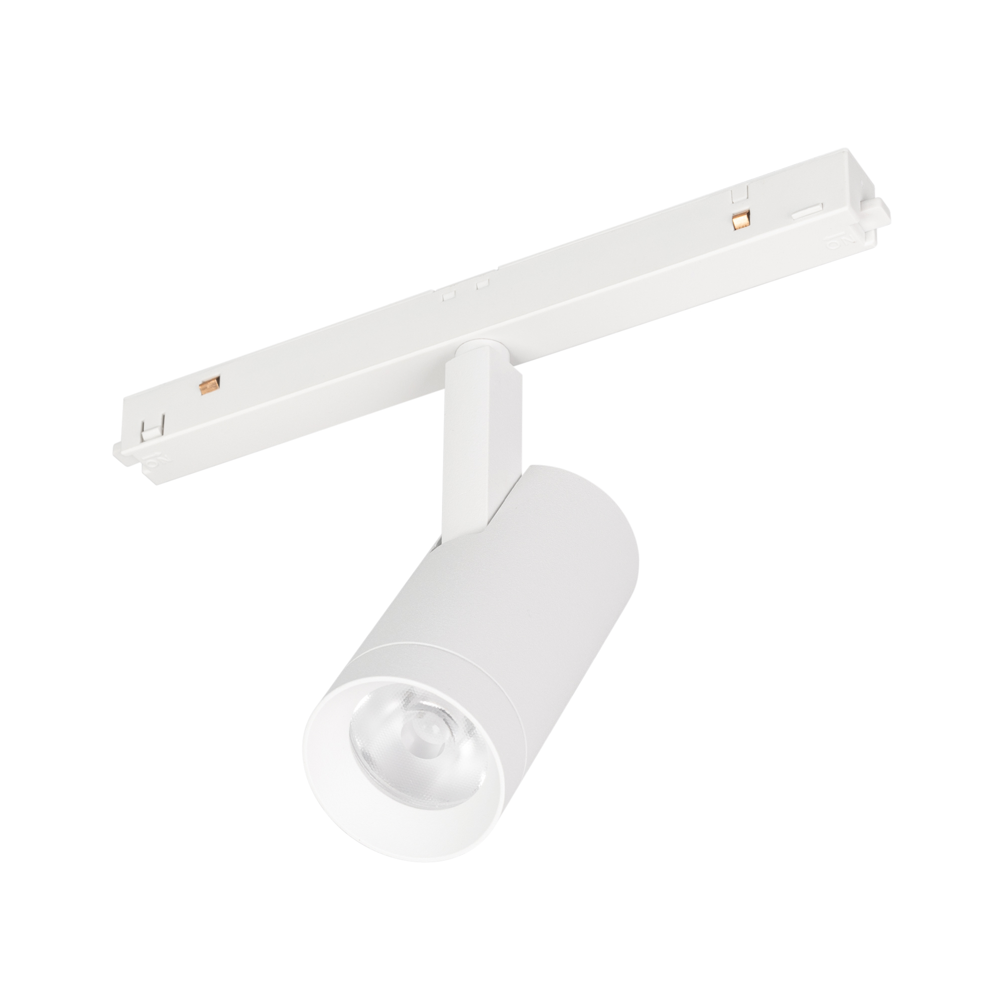 Светильник MAG-ORIENT-SPOT-R45-12W Day4000 (WH, 24 deg, 48V, DALI) 035873 - Светильник для магнитных треков MAG-ORIENT шириной 26 мм с управлением DALI. Мощность 12 Вт, св. поток 1020 лм, 85 лм/Вт, дневной 4000 K, CRI>90, угол 24°, напряжение питания 48 В