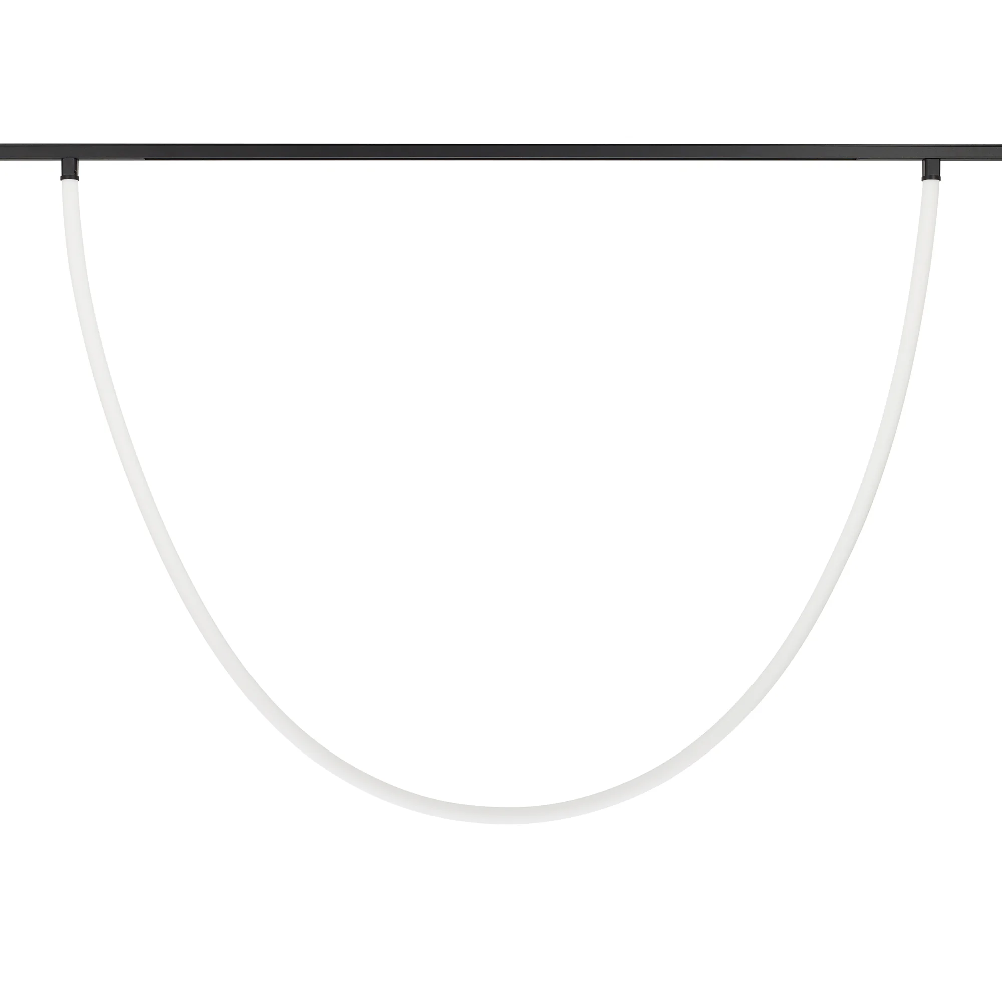 Светильник MAG-ORIENT-TUBE-ELASTIC-R25-L2500-35W Warm3000 (BK, 360 deg, 48V) 044329 - Светильник гибкий для магнитных треков серии ORIENT. Мощность 35 Вт, св. поток 2120 лм, 60 лм/Вт, теплый 3000 K, CRI>90, угол 360°, напряжение питания 48 В. Матовый белы