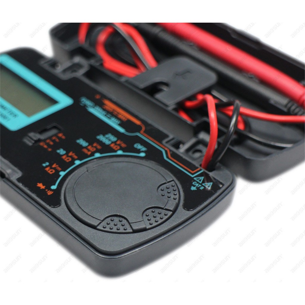 EM-3081 - Карманный мультиметр, с интегрированными щупами, крышкой-подставкой и автоматическим выбором диапазонов.