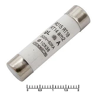 16A 500V 10X38MM - Керамический предохранитель 16A 500V 10x38мм