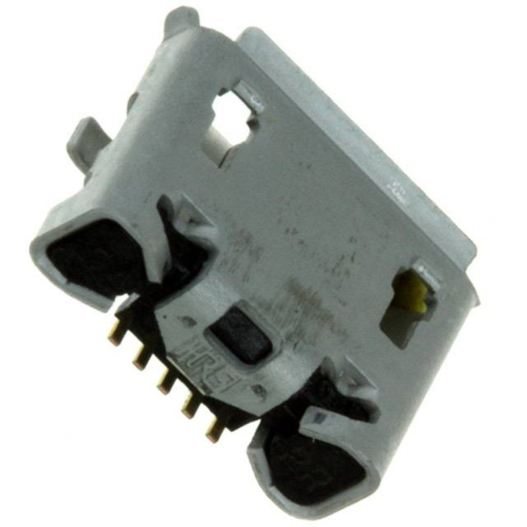 ZX62-B-5PA(33) - Разъем Micro USB B ZX-серия на плату угловой 5 контактов