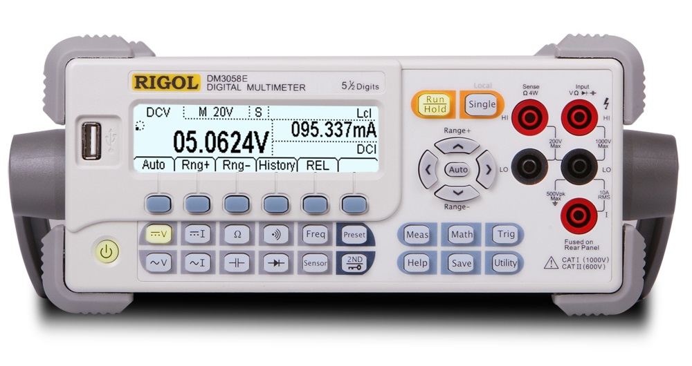 DM3058E - Мультиметр прецизионный 5.5-разрядный с функцией True RMS
