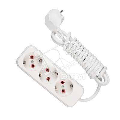 Удлинитель 3х3м с заземл. 16А IP20 Lila 720-0303-301