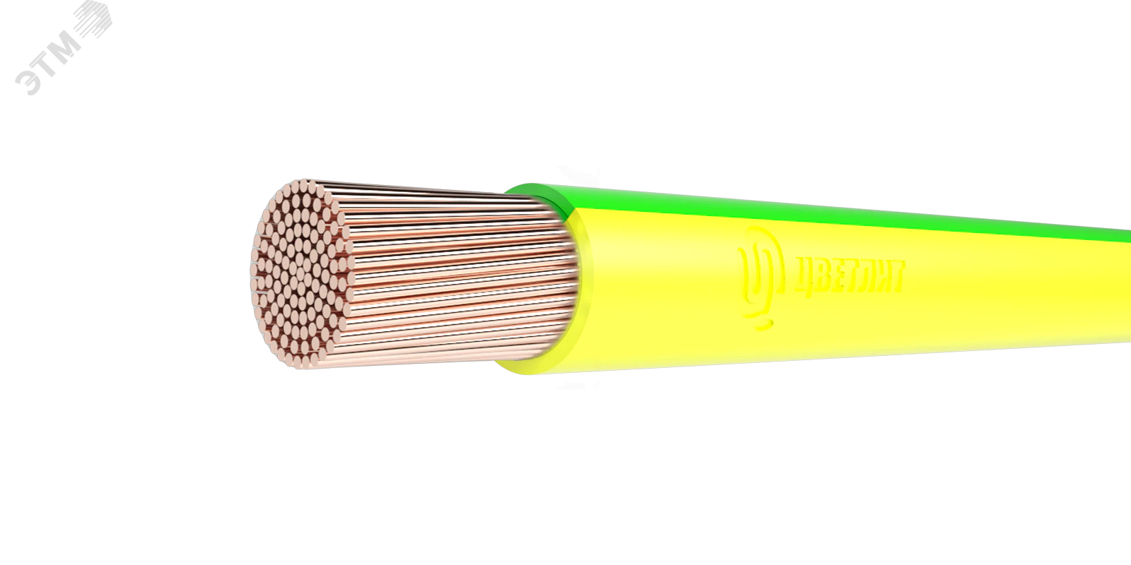 Провод ПуГВнг(А)-LS 1х16 450/750В Ж/З (м) 00-00130618