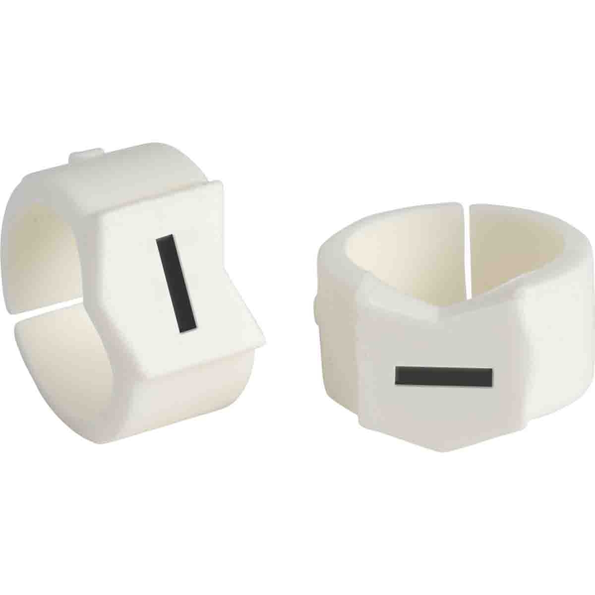 brd133618 - SCN-45-I клипсы белые, 50шт/упак, для провода 11,2-15,0мм диаметра, легенда I