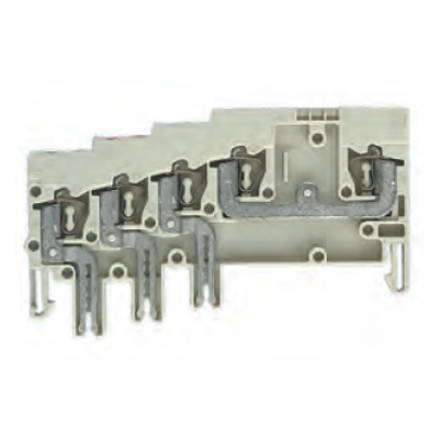 Клемма измерит. WKF 1.5 KOI 3L/SL - Клемма для подключения датчиков, SL/+/-/сигнал, тип фиксации провода: пружинный, номинальное сечение: 1,5 мм кв., 10A, 65V, ширина: 5 мм, цвет: серый, тип монтажа: на поддон для клем KOI