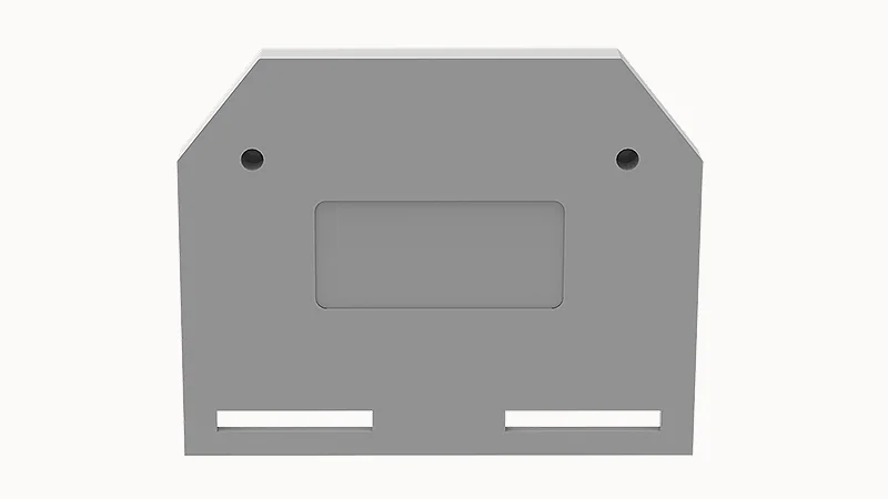 Торцевая крышка D-WS6-SD-01P-11 - Торцевая крышка, для клемм WS6-SD..., цвет: серый