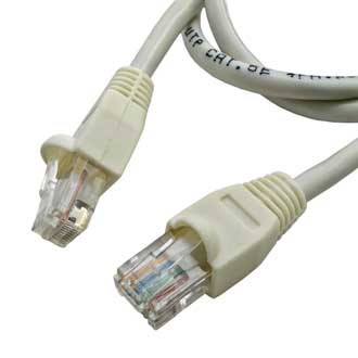 Патчкорд RJ45 1м белый - Патчкорд RJ45 1 м, белый