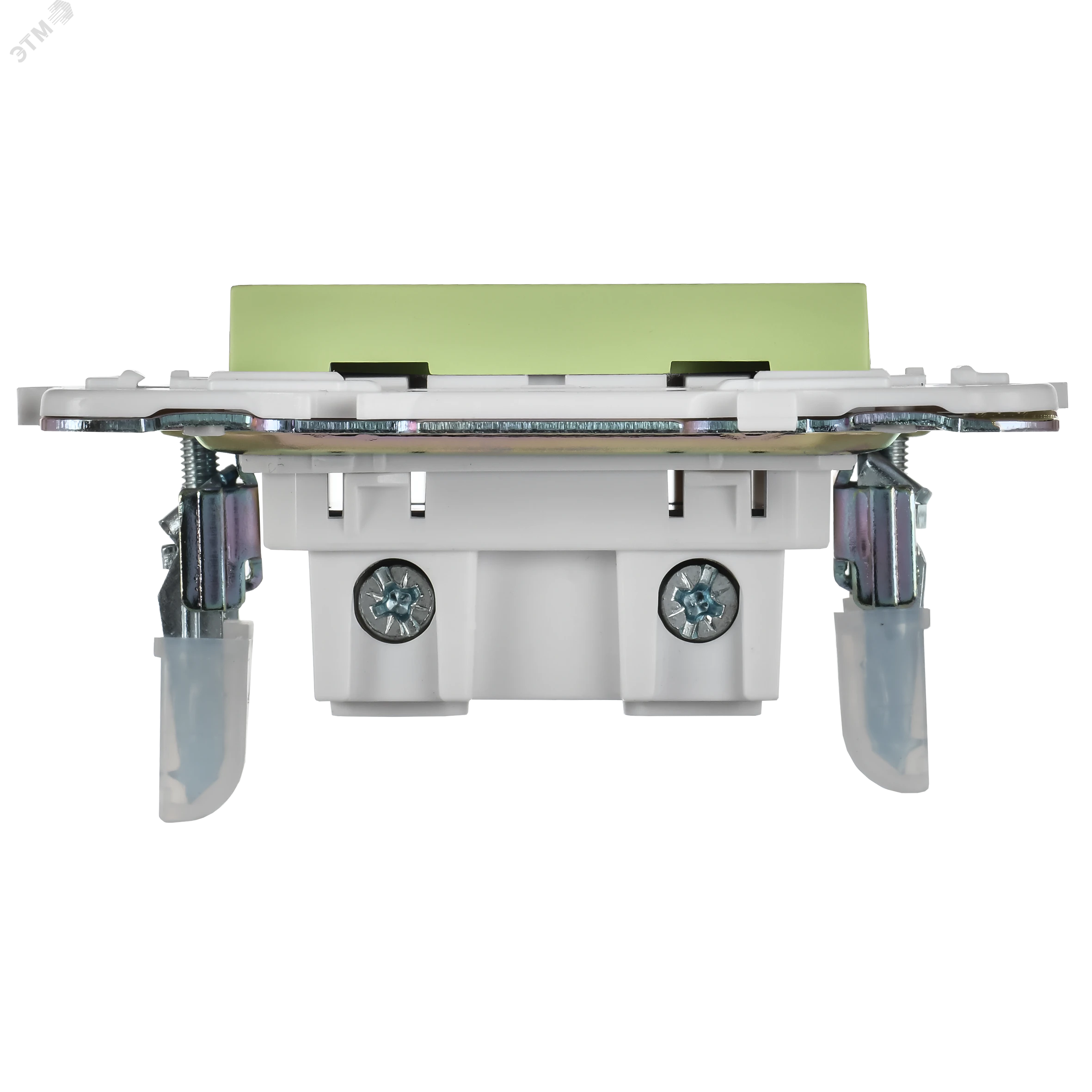 SKANDY Розетка без заземления без защитных шторок 10А SK-R02G мятный IEK SK-R10-10-K06