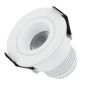 Светодиодный светильник LTM-R45WH 3W Day White 30deg 014912 - Врезной круглый мебельный светильник 3Вт, корпус белый алюминий. Цвет ДНЕВНОЙ БЕЛЫЙ 4000-4500K. Светодиод 1х3W CREE XPE. Св.поток 140-160лм, угол 30°. Питание 110-240VAC, 3Вт, 700mA 3-5V, драйв