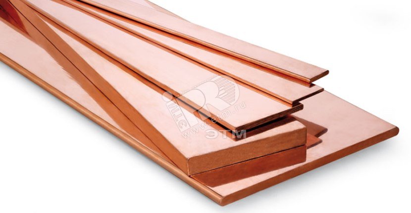 Шина медная ШМТ 10х60 (кратно 4м) ШМТ 10х60