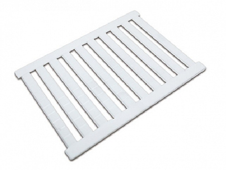 Маркировка  ZBFM8 - Кассета с шильдиками для клемм производителя UTL, сечением 6 мм кв., 100 шильдиков, размер шильдика 5,15x6,15 мм, цвет: белый