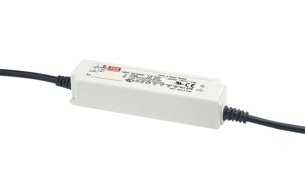 LPF-16-30 - AC-DC, 16Вт, вход 90…305В AC, 47…63Гц /127…431В DC, выход 30В/0.54А, ККМ, изоляция 3750В AC, IP30, в кожухе 148х40х32мм, -40…+70°С