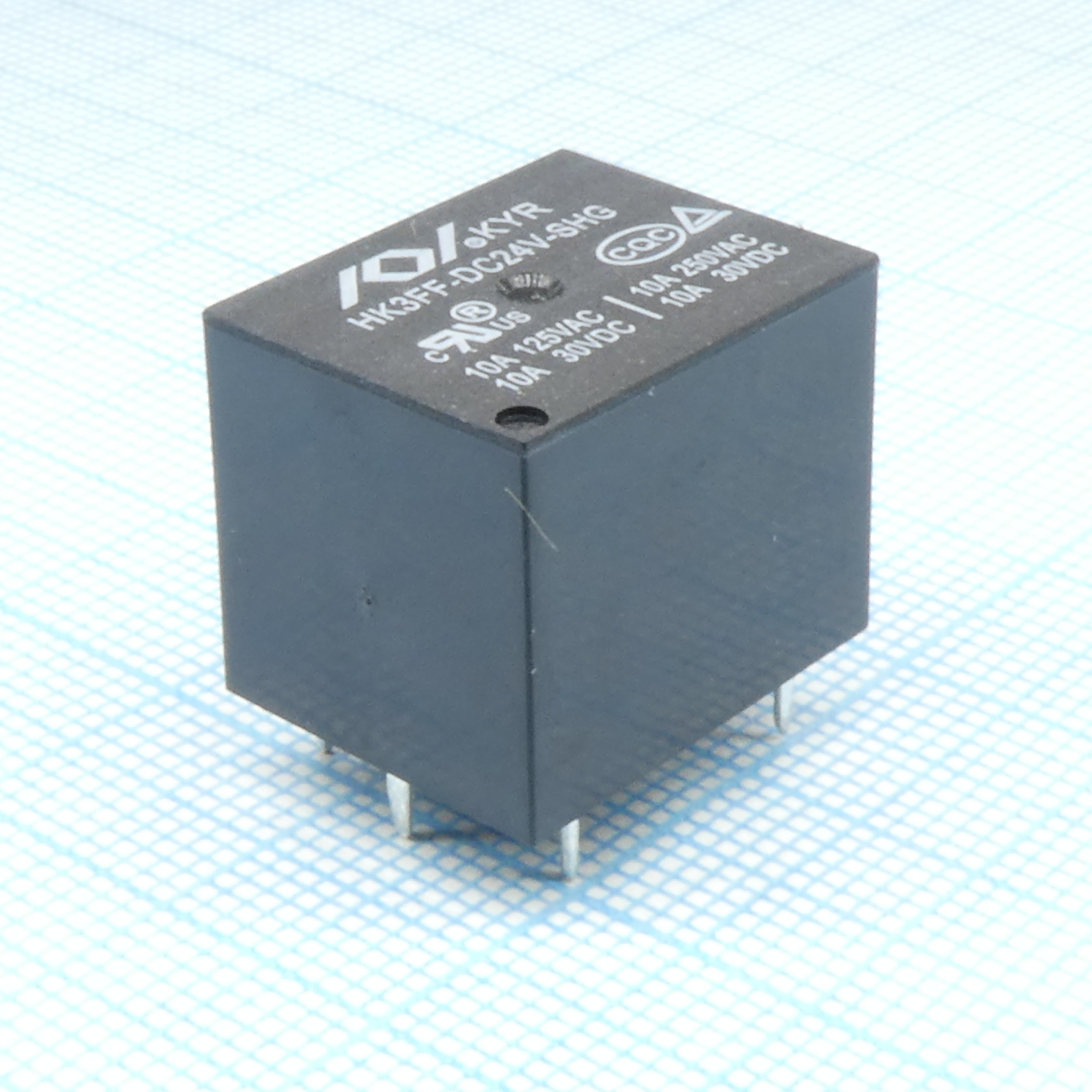 HK3FF-DC24V-SHG - Реле силовое, 10А одна контактная группа-два направления катушка 24В 0.36Вт