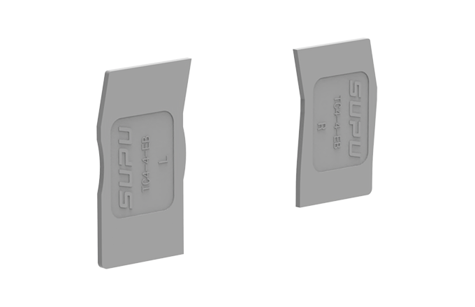 Разделительная пластина TC4-4-GY-EB - Разделительная пластина, для клемм TC4-3..., TC4-4... толщина 1 мм, цвет: серый