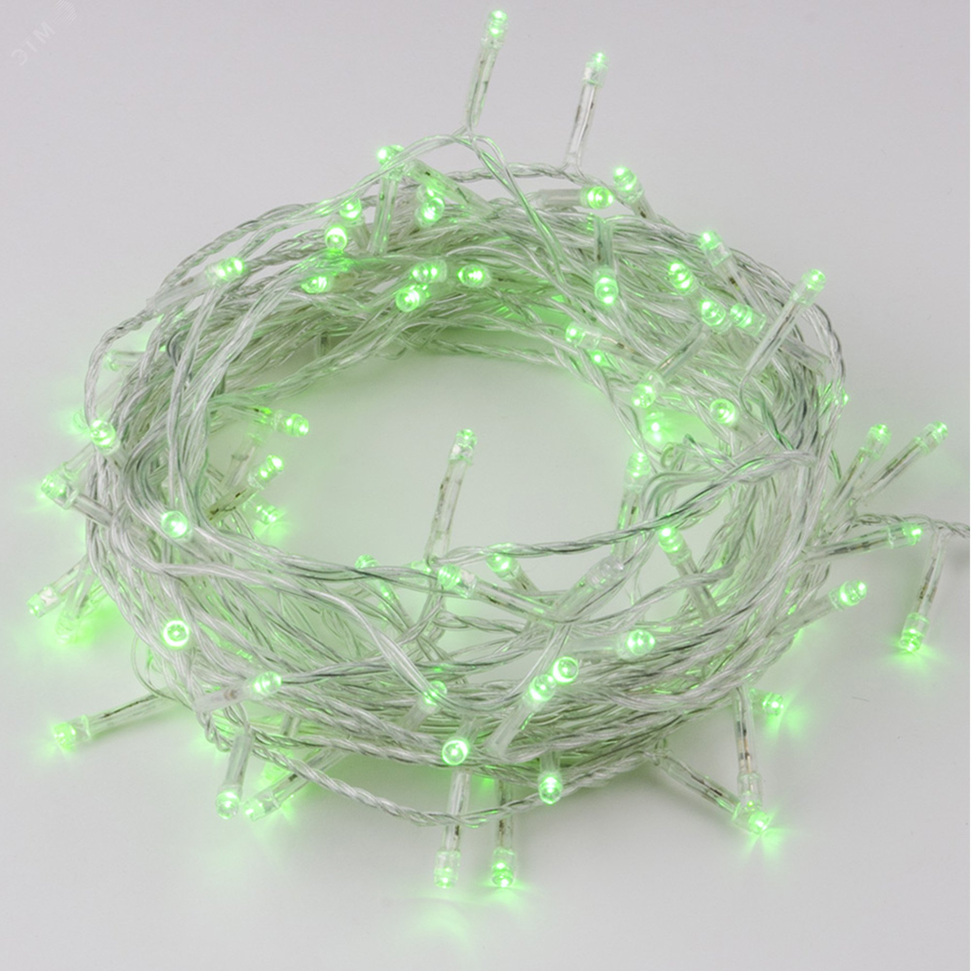 Гирлянда LED ULD-S1000-100/DTA GREEN IP20 10м 100 диодов зел. свет провод прозр. Uniel UL-00007198